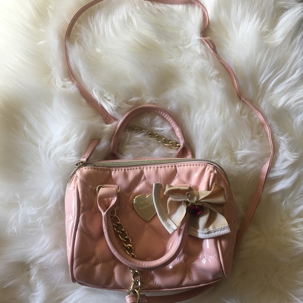 💕SOLD💕Betsey Johnson mini speedy crossbody - Picture 1 of 3